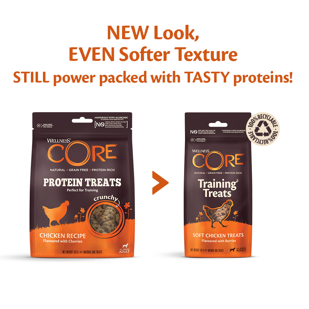 Wellness CORE training treats soft chicken&berries 170gr