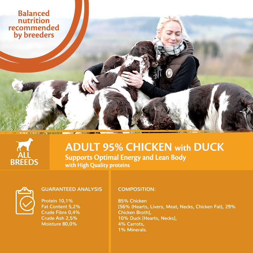 Wellness CORE can dog 95% duo protein chicken&duck 400gr