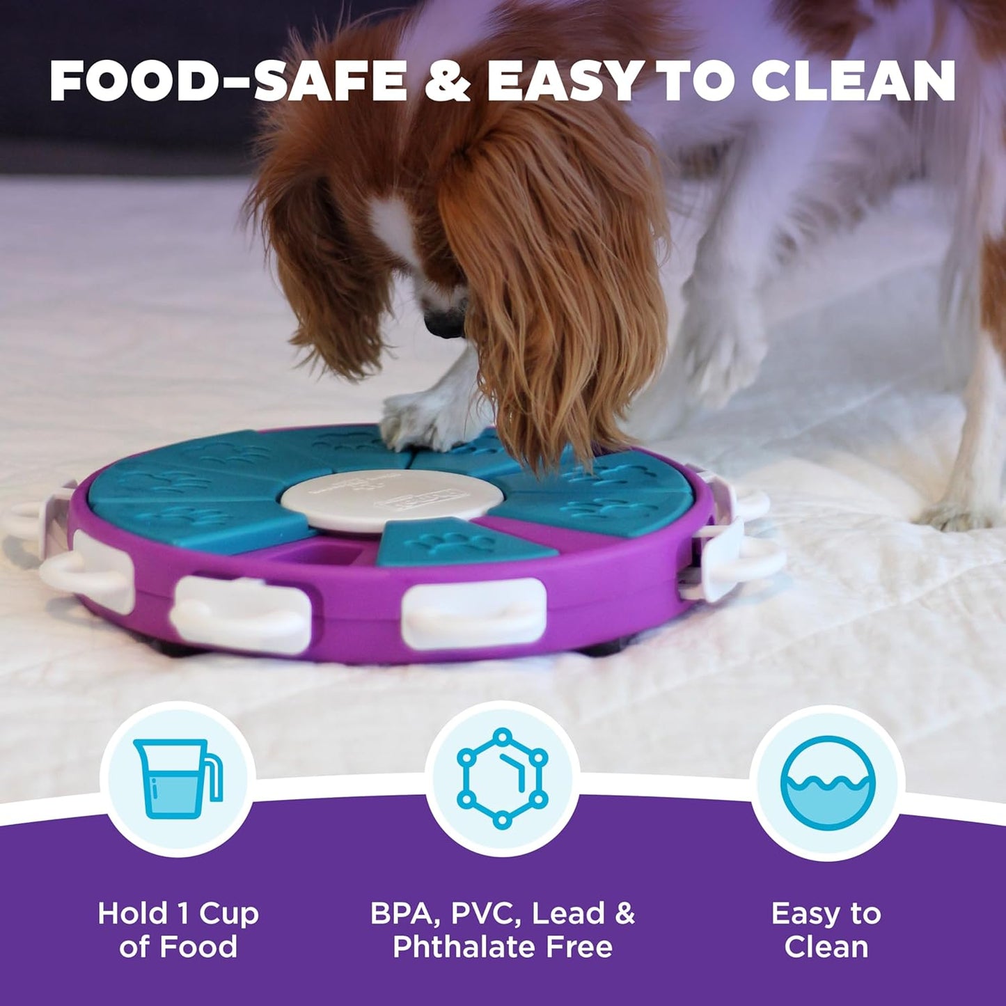 Outward Hound Nina Ottosson dog twister purple 1st