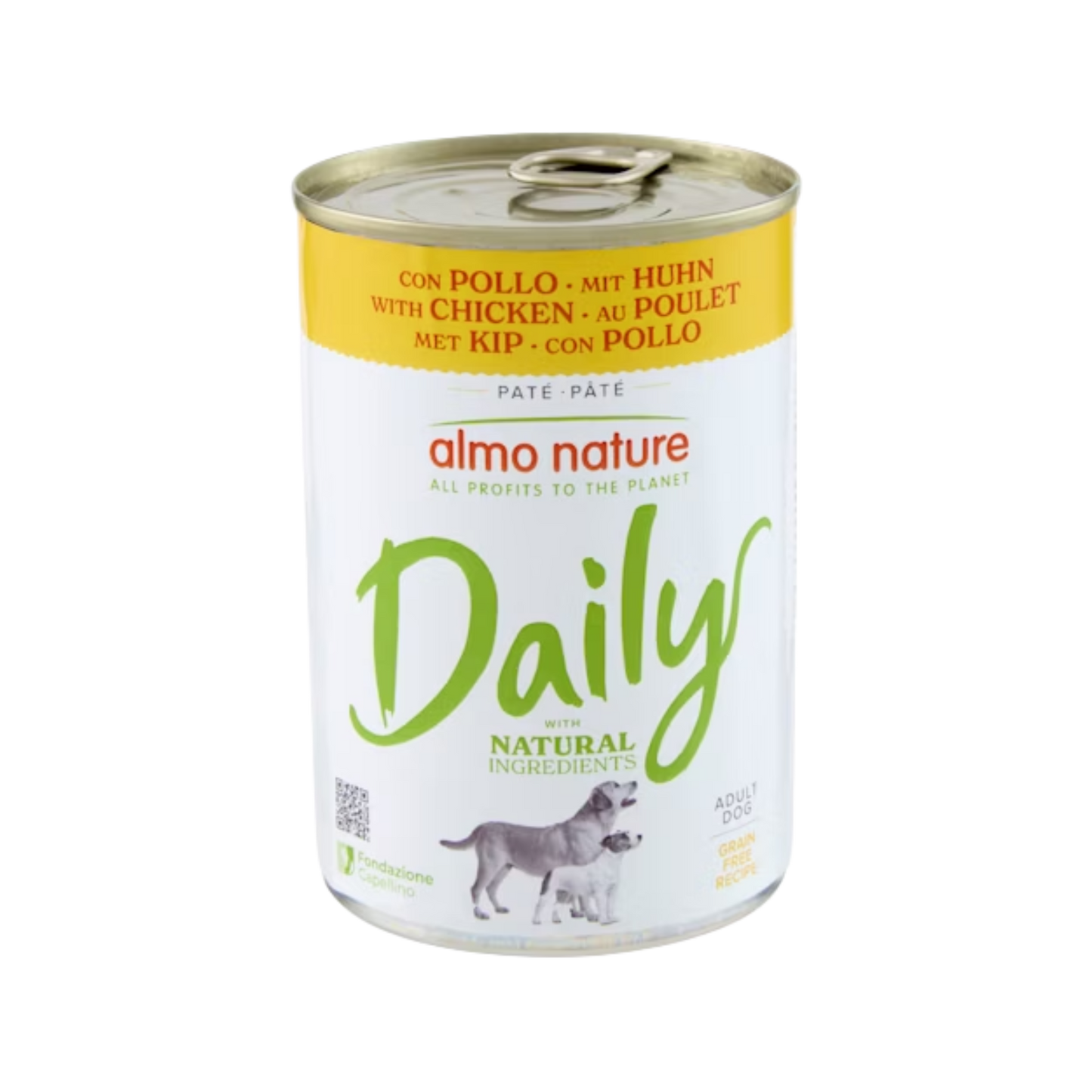 Almo Nature Daily dog blik kip (Chicken) 400gr