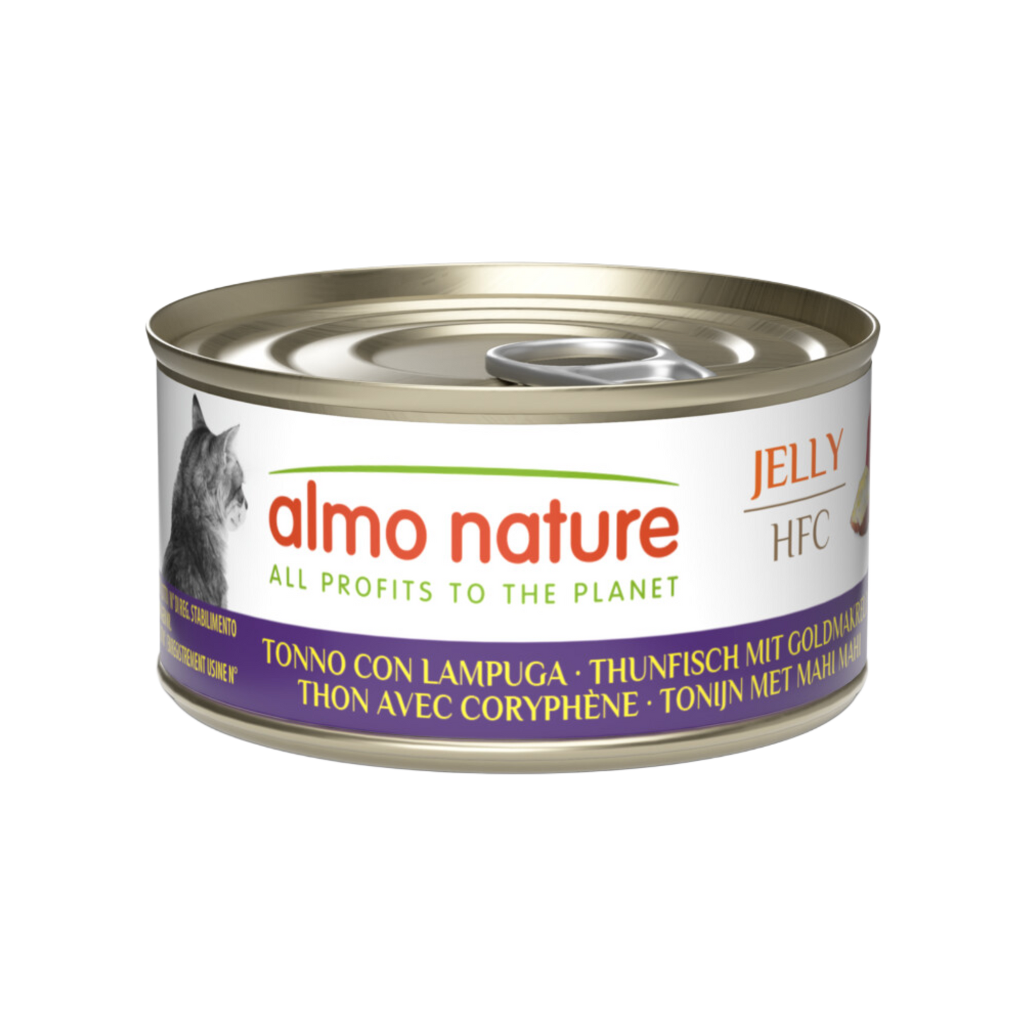 Almo Nature HFC cat blik jelly tonijn&mahi mahi 70gr