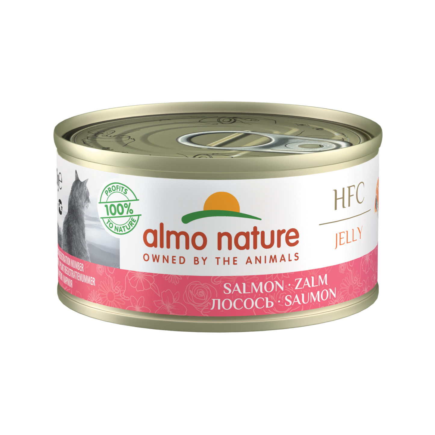 Almo Nature HFC cat blik jelly zalm 70gr