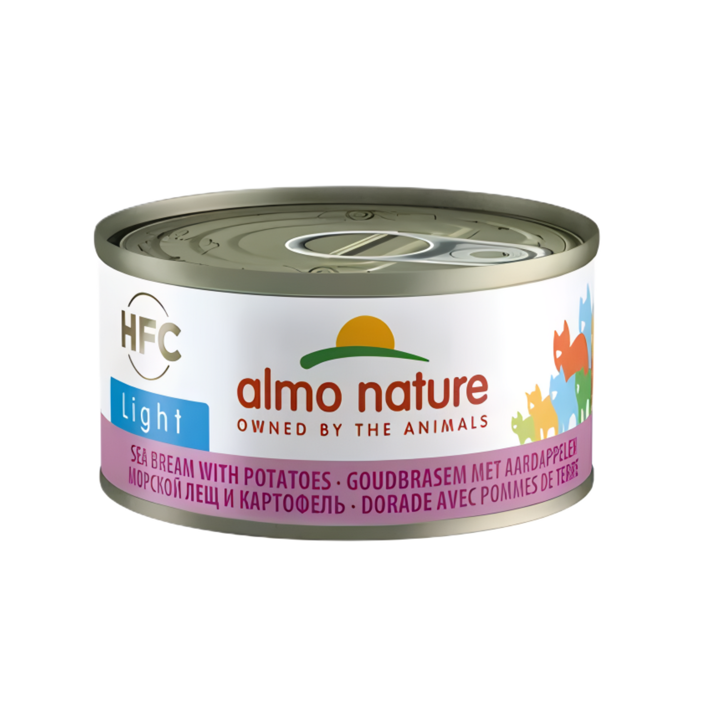 Almo Nature HFC cat blik light zeebrasem&aardappelen 70gr
