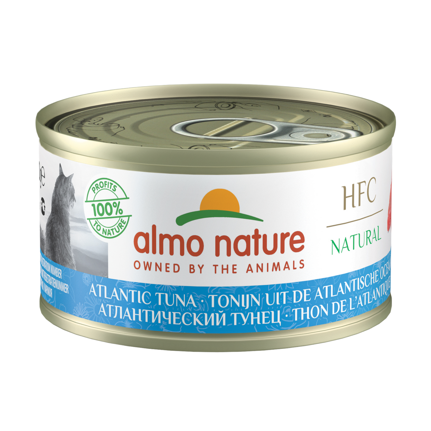Almo Nature HFC kattenblik naturel atlantische tonijn 70gr
