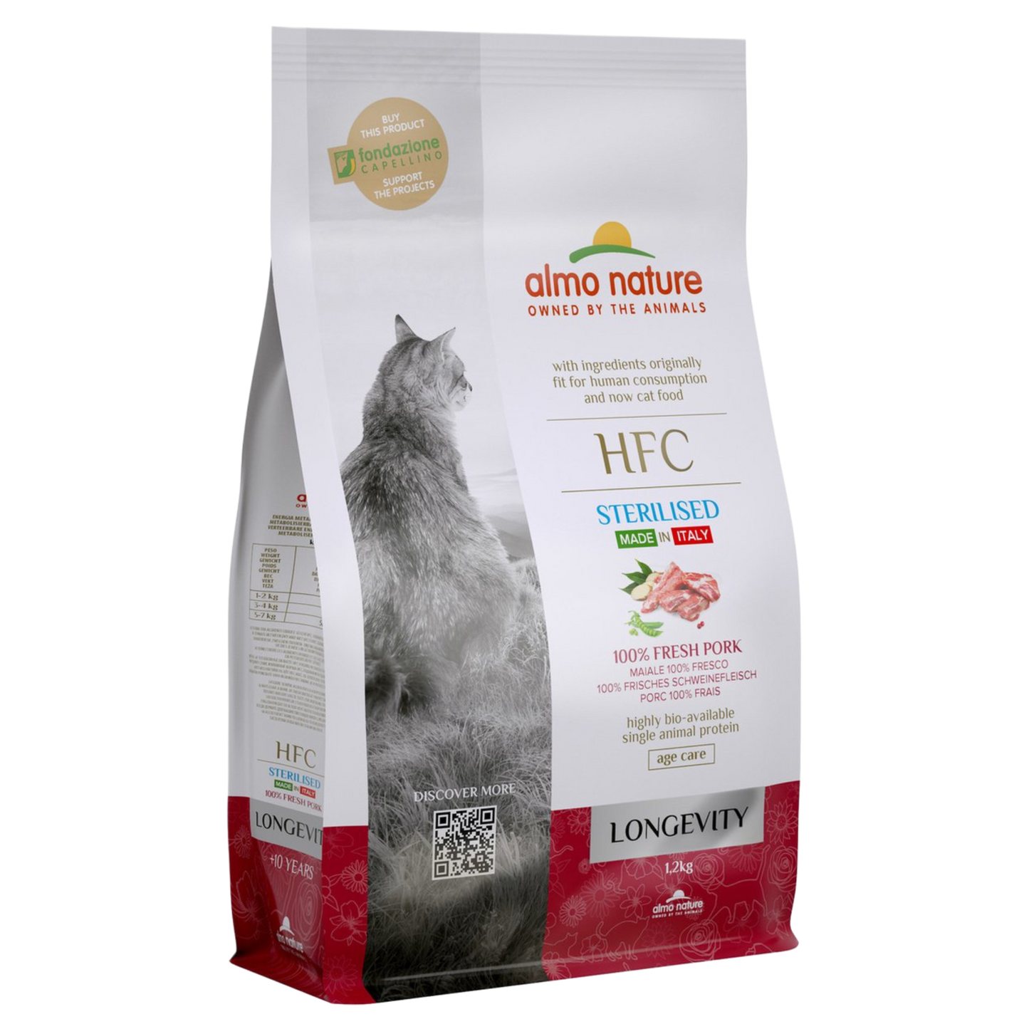Almo Nature HFC cat senior sterilised varken 1,2kg