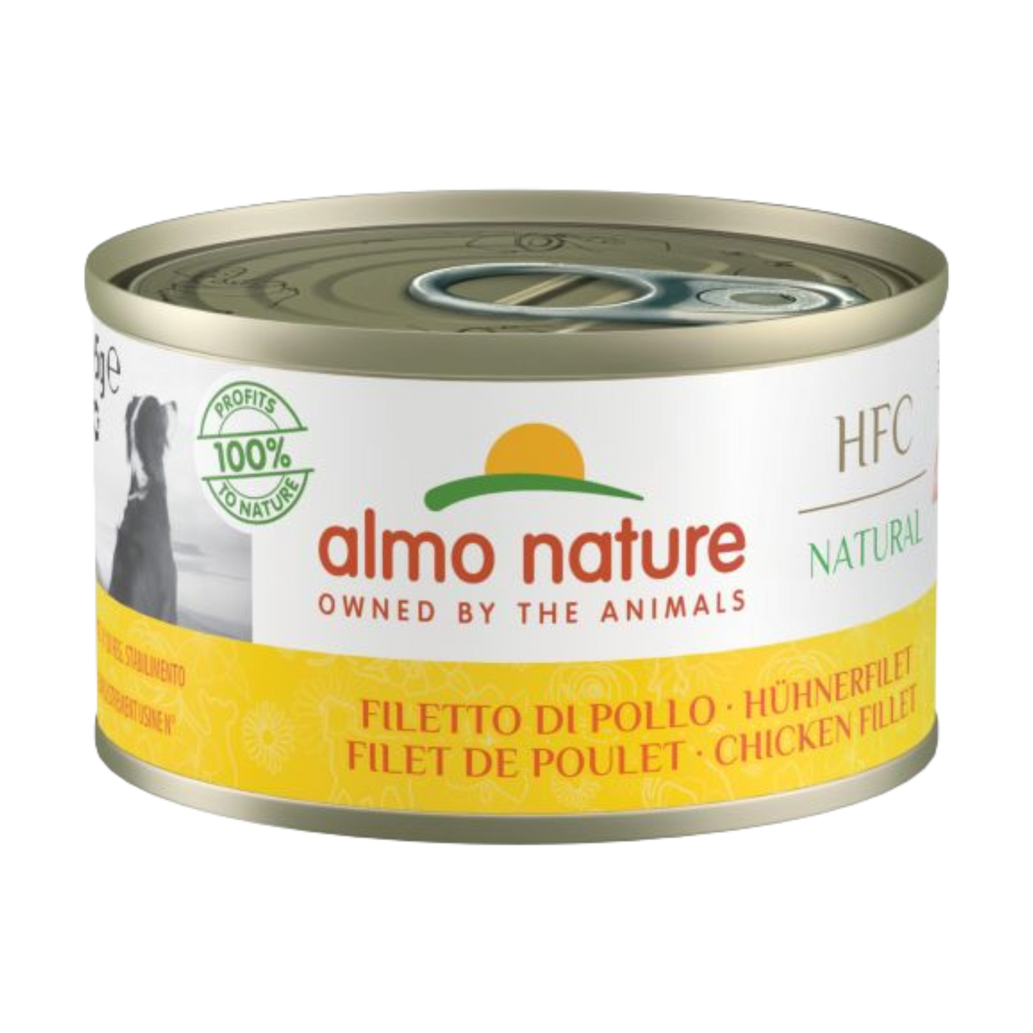Almo Nature HFC dog blik natural kipfilet (Chicken Fillet) 95gr