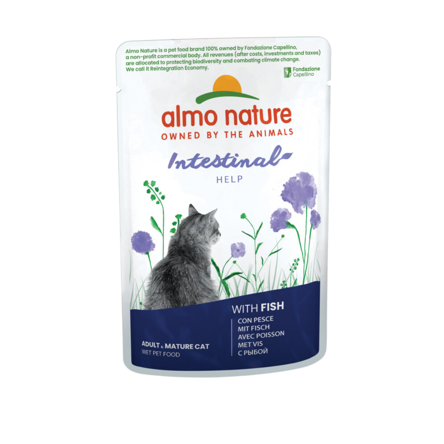 Almo Nature Holistic cat pouch sensitive vis (Fish) 70gr