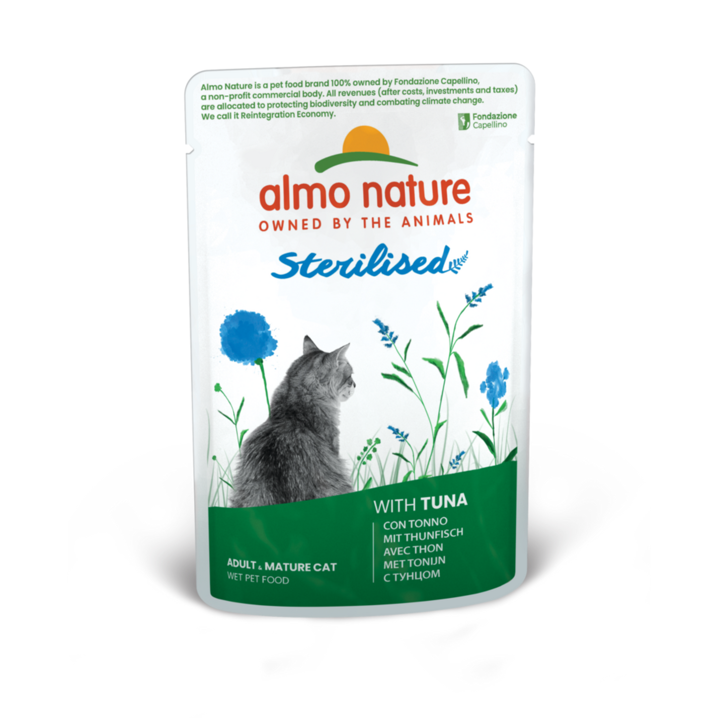 Almo Nature Holistic kattenzakje gesteriliseerde tonijn 70gr