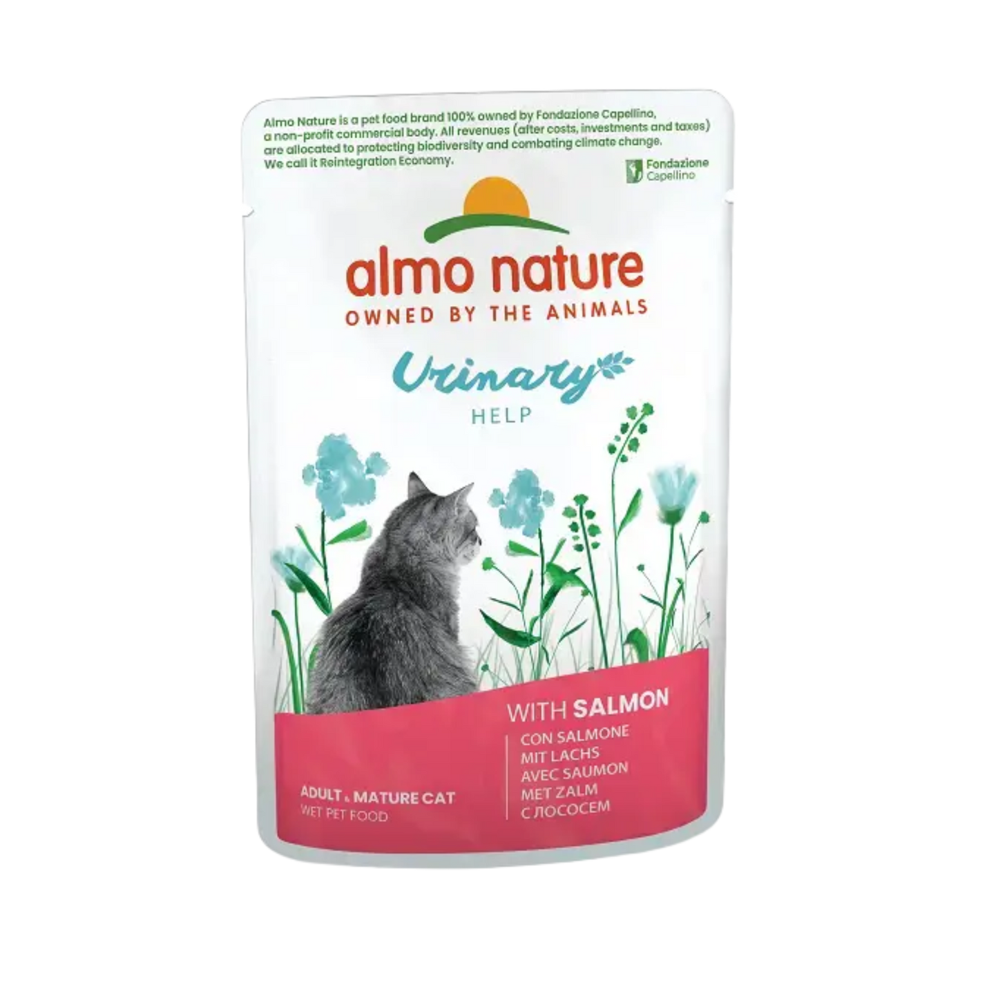 Almo Nature Holistic cat pouch urinary help zalm (Salmon) 70gr