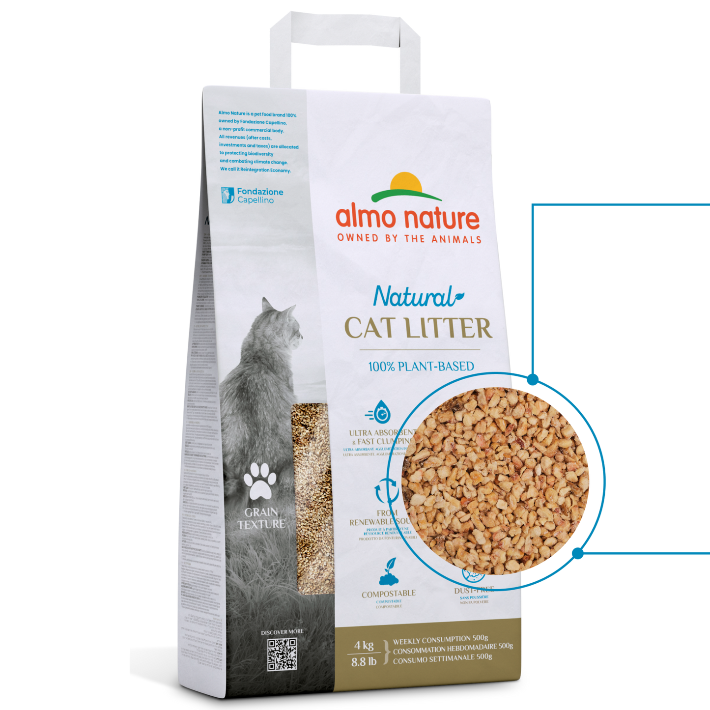 Almo Nature kattenbakvulling korreltextuur 4kg