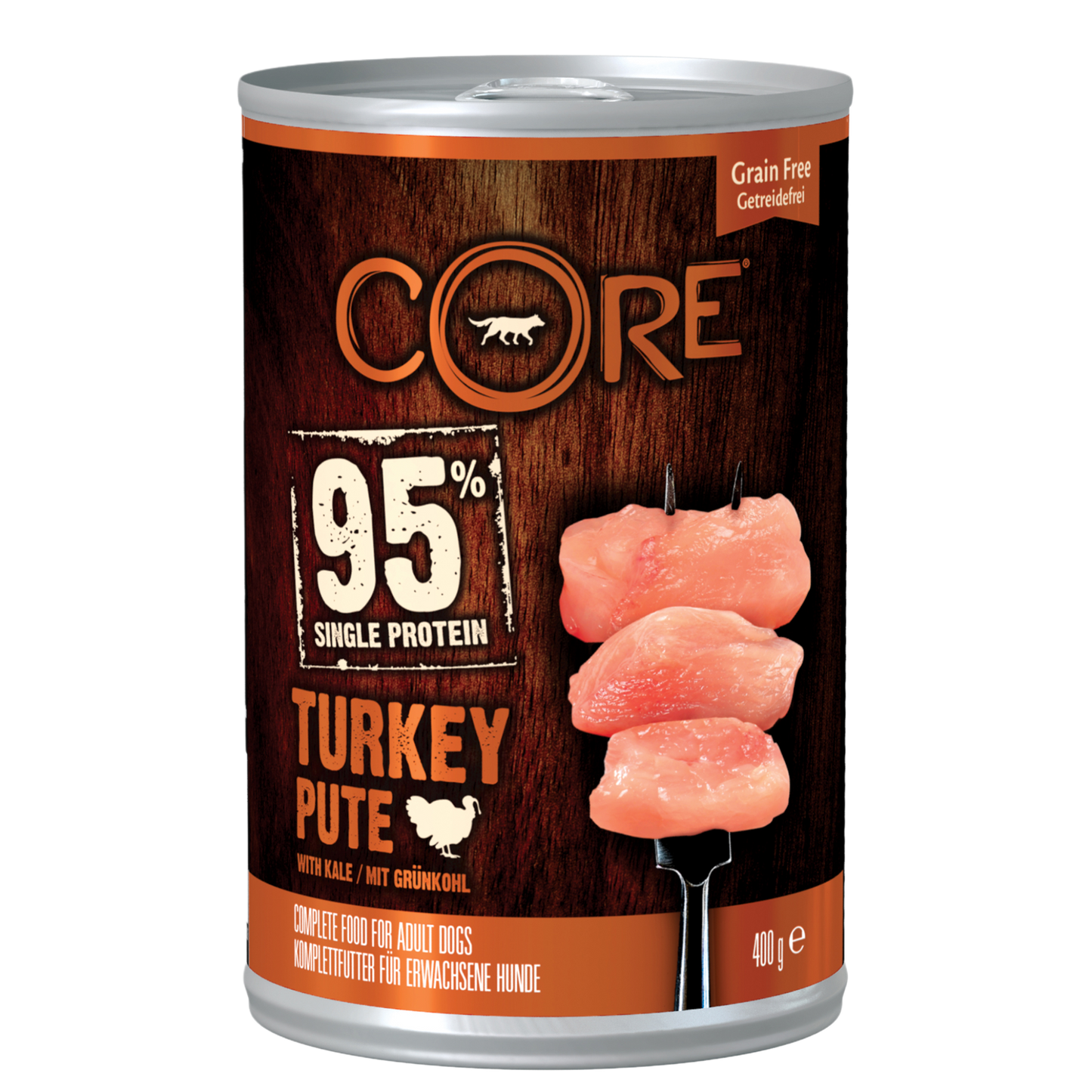 Wellness CORE can dog 95% single protein turkey 400gr