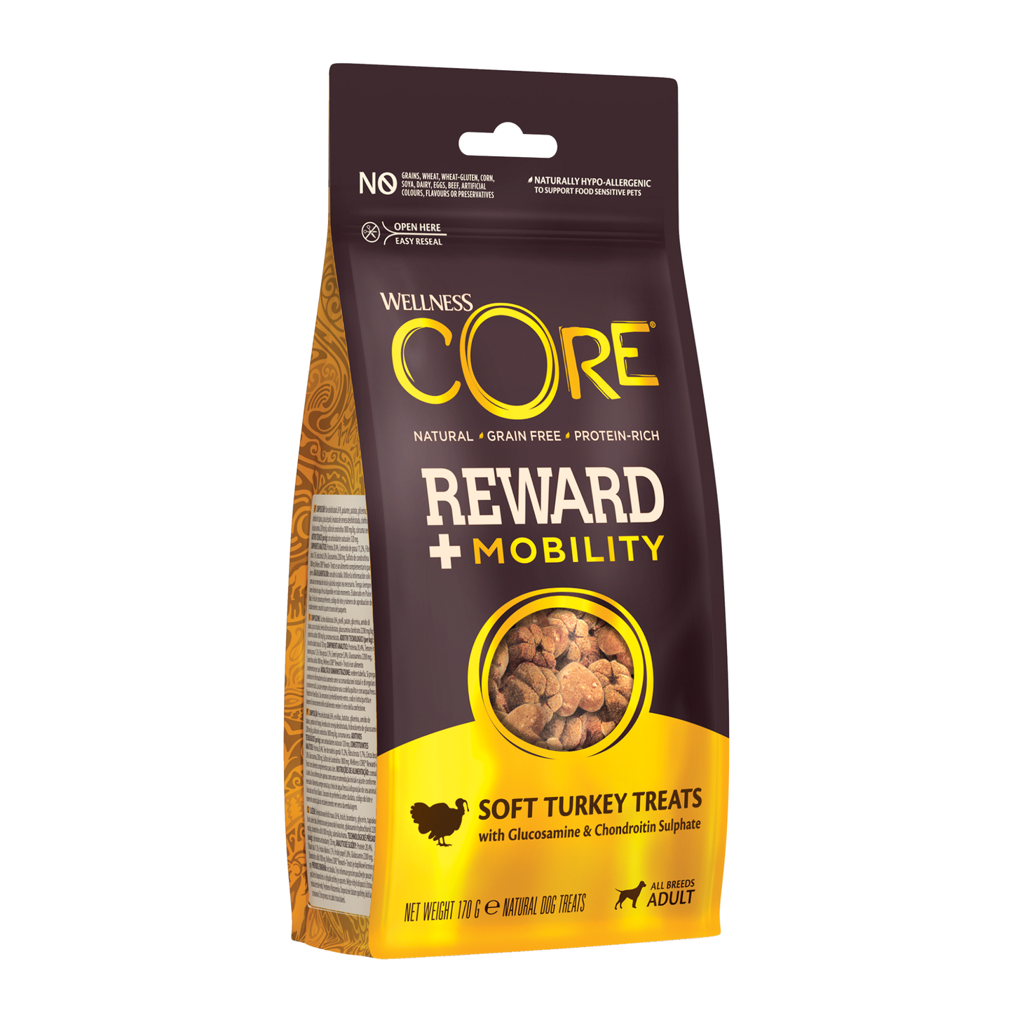 Wellness CORE reward+ mobility soft turkey treats 170gr