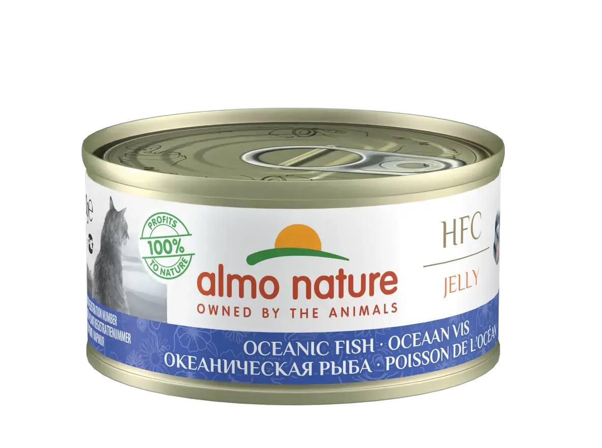 Almo Nature HFC cat blik jelly oceaanvis 70gr