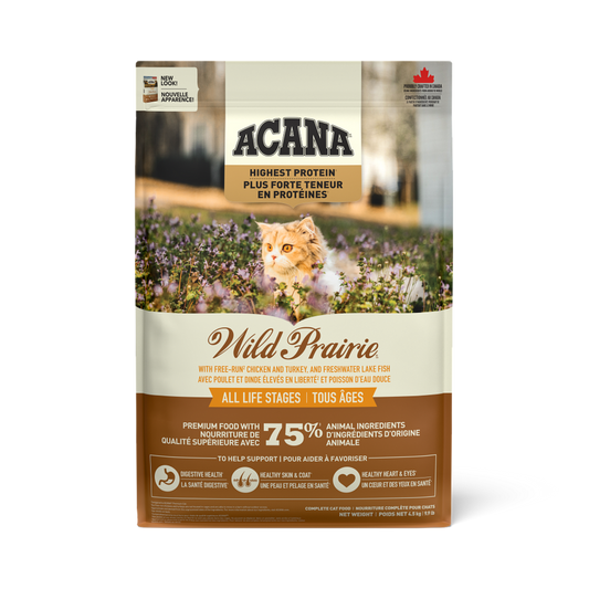 Acana Highest Protein Cat wild prairie chicken, turkey & lake fish 4,5kg