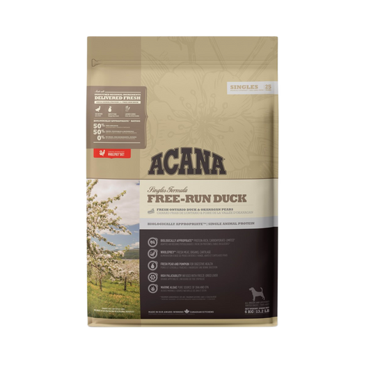 Acana Singles free-run duck 6kg