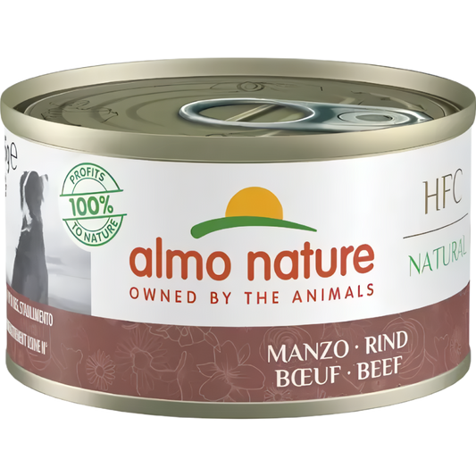 Almo Nature HFC dog blik natural rundvlees (Beef) 95gr