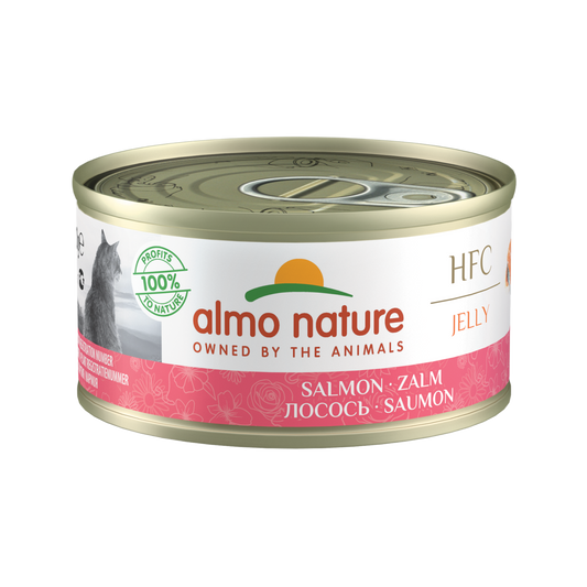 Almo Nature HFC cat blik jelly zalm 70gr