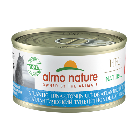 Almo Nature HFC cat blik natural atlantische tonijn 70gr