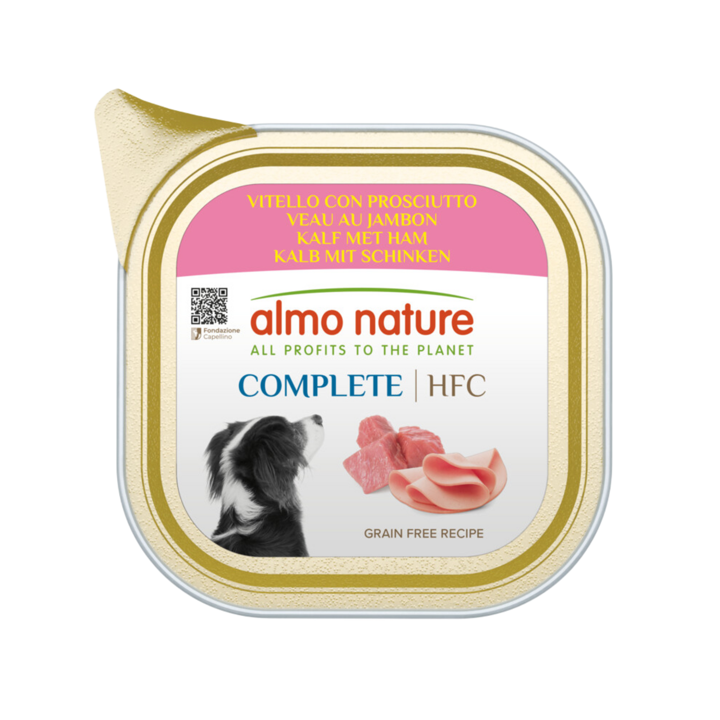 Almo Nature HFC dog alu complete kalf&ham (Veal & Ham) 150gr