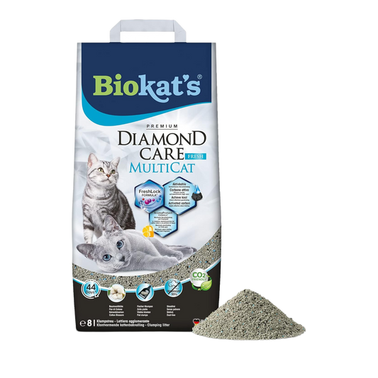 Biokat's Diamond Care fresh multicat 8ltr