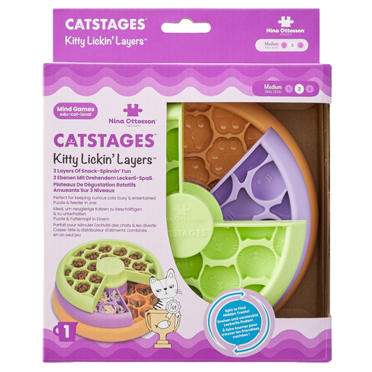 Catstages Nina Ottosson kitty lickin'layers 1st