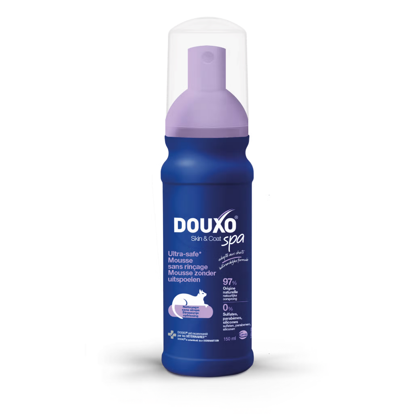 DOUXO SPA mousse zonder uitspoelen kat 150ml
