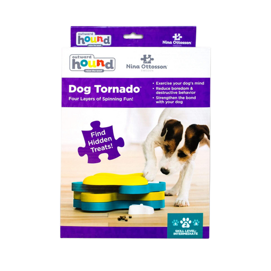 Outward Hound Nina Ottosson dog tornado blue 1st