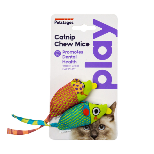Petstages cat catnip chew mice multi 1st