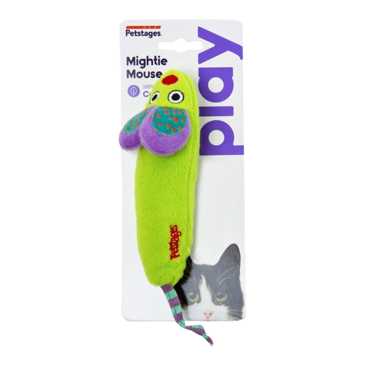 Petstages cat green magic mightie mouse green 1st