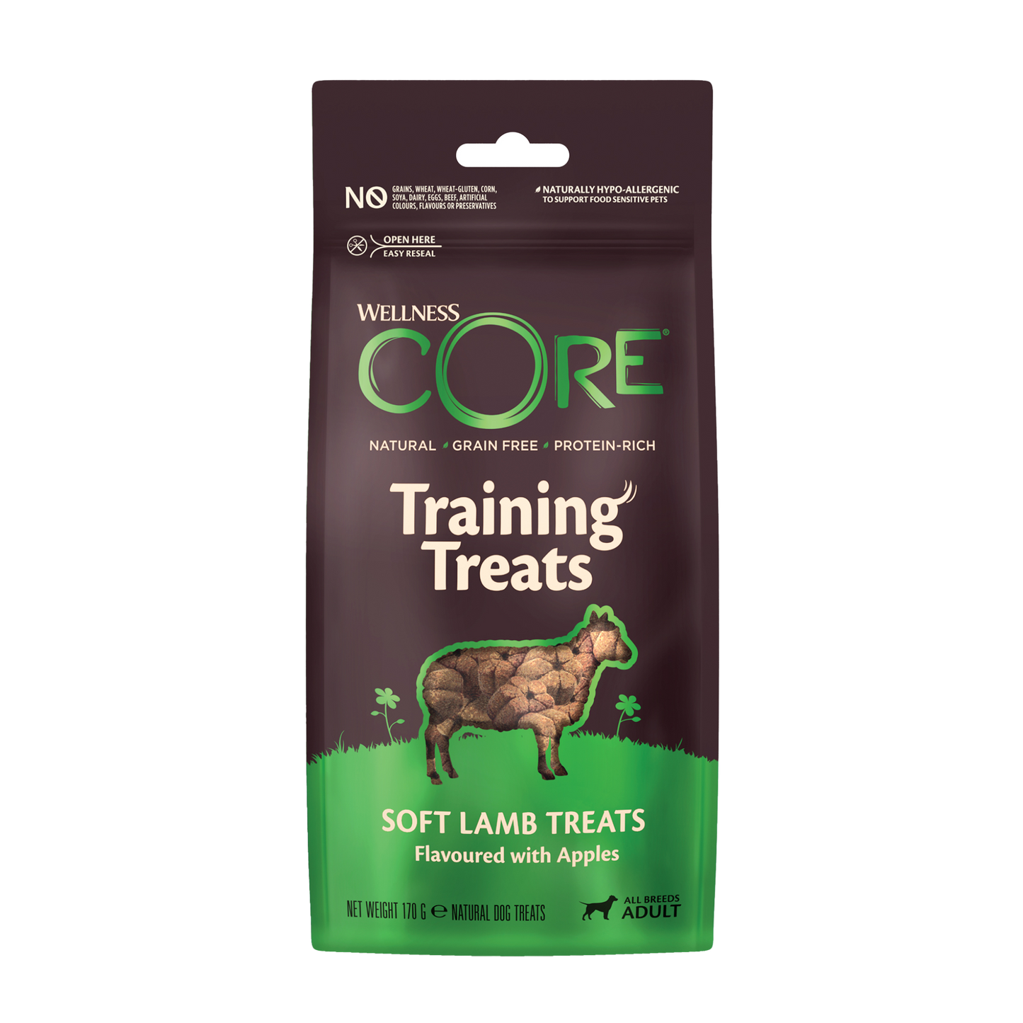 Wellness CORE training treats soft lamb&apple 170gr