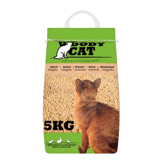 Woody Cat houtkorrel (5kg) 8ltr